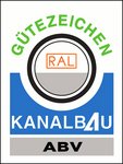 Gütezeichen Kanalbau „RAL“ Gruppe ABV (Mitgl.-Nr. 6549)