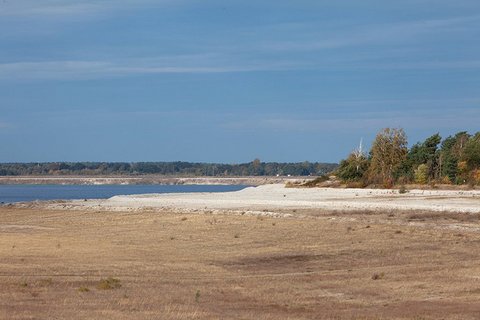 Cottbuser Ostsee während der Flutungsphase