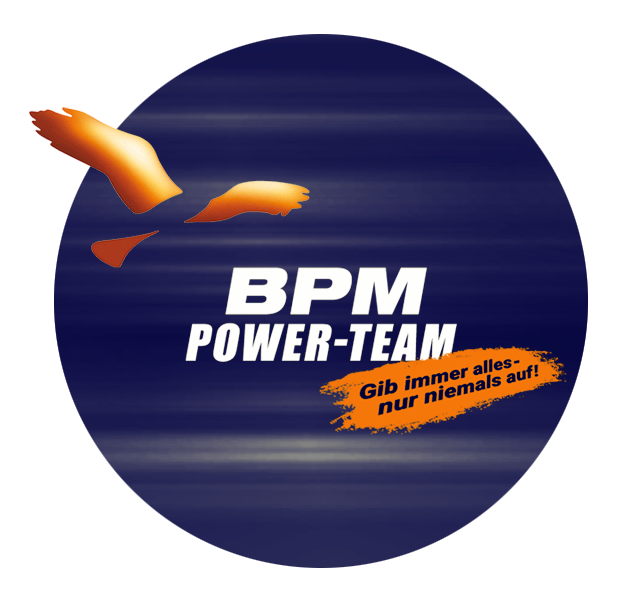 Logo und Slogan unseres BPM POWER-TEAMs