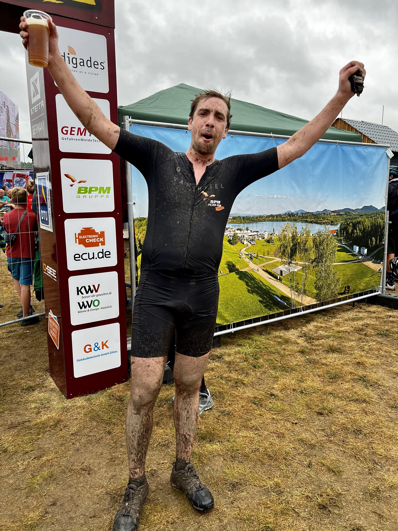 Lorenz Schlüter, Mitarbeiter der BPM-Gruppe, glücklicher Teilnehmer im BPM-Trisuit